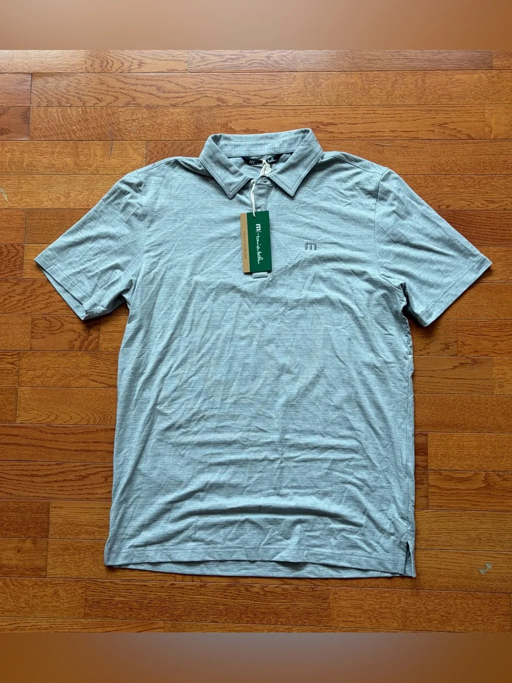 NWT Travis Matthew The Heater Golf Polo Gray